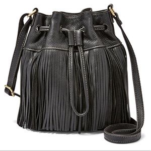 [Fossil] Jules Fringe Drawstring Crossbody Bag